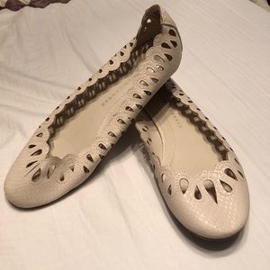 LC Lauren Conrad Beige Flats
